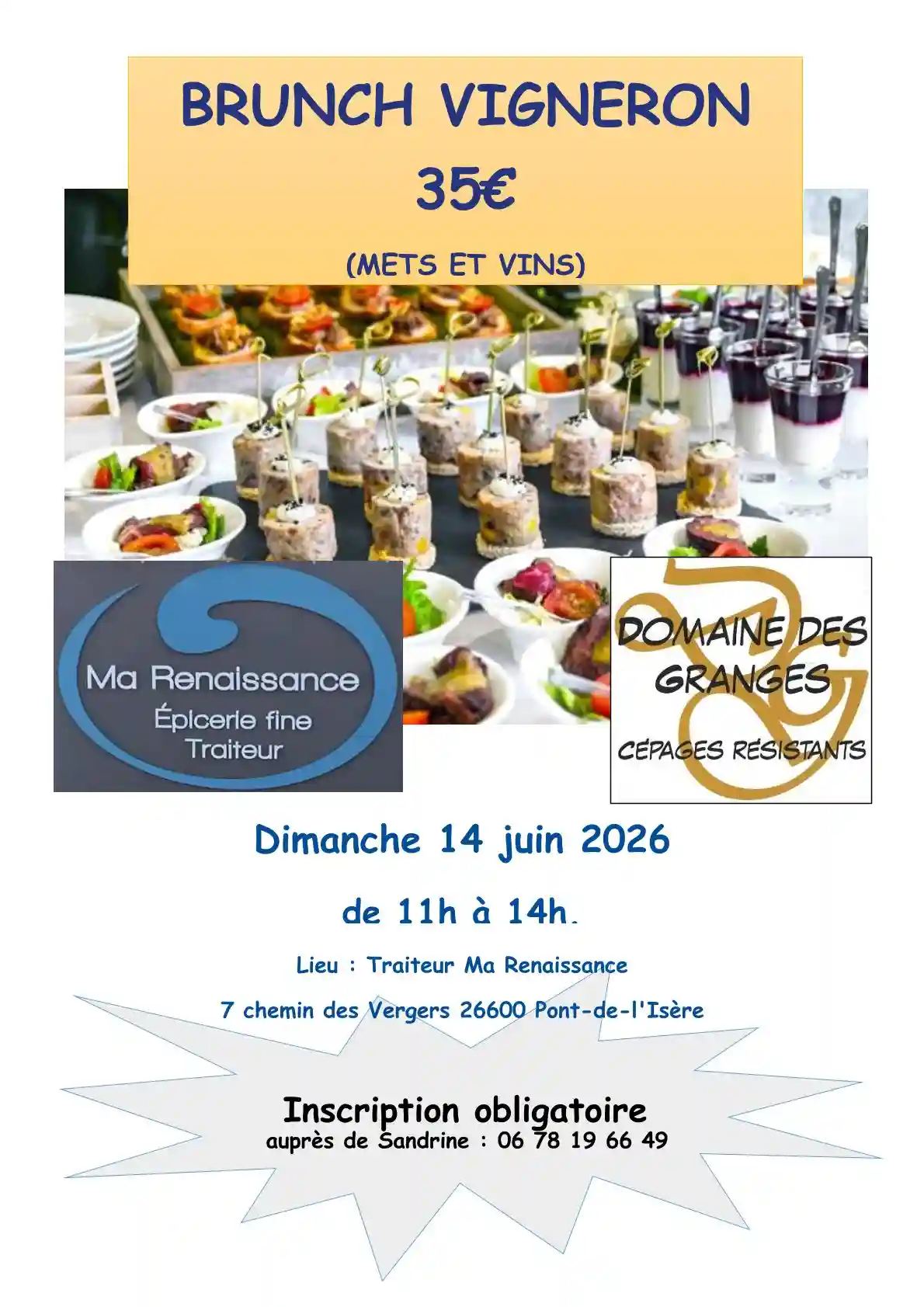 Brunch vigneron 2026