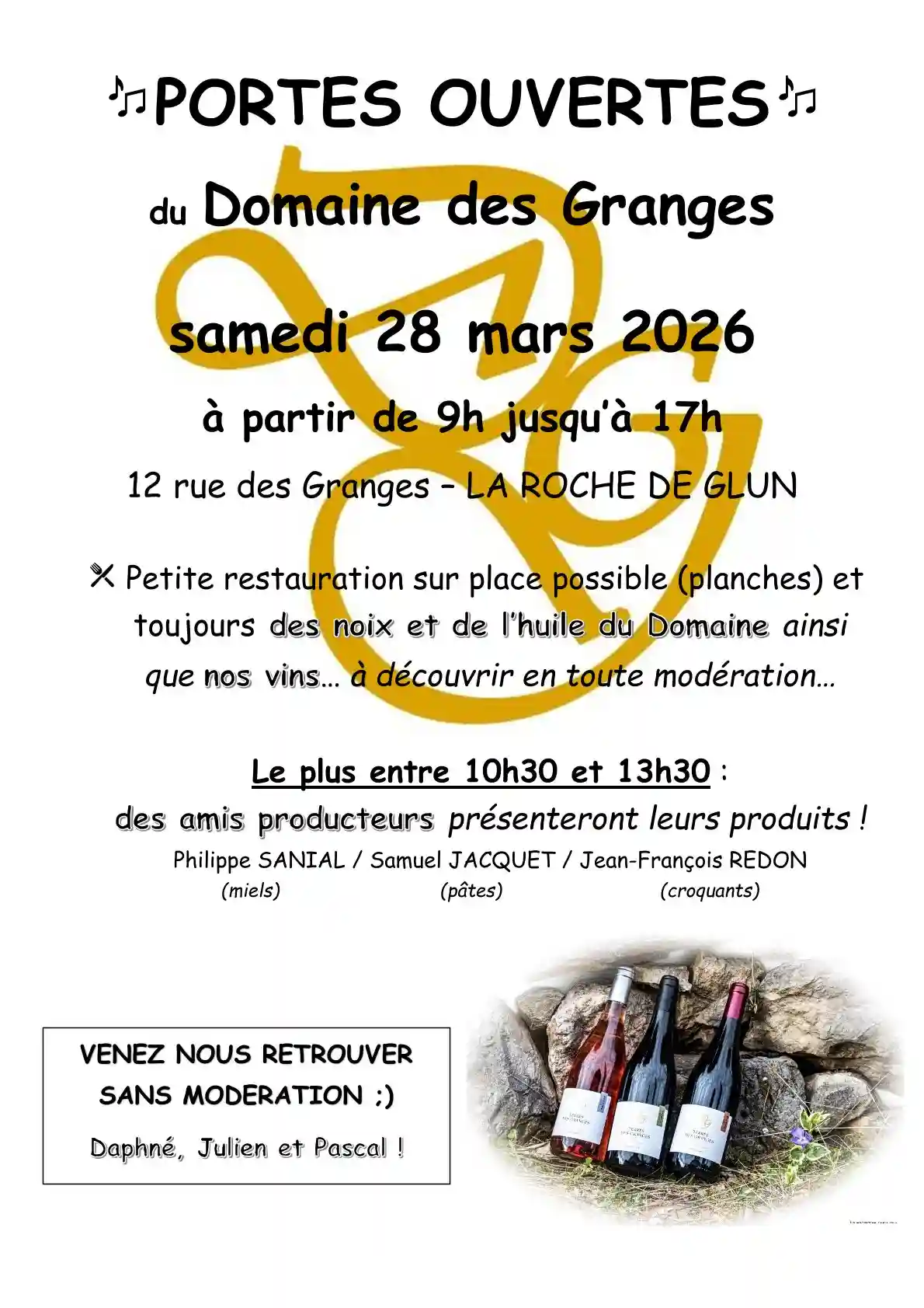 Dégustation cave mars 2026