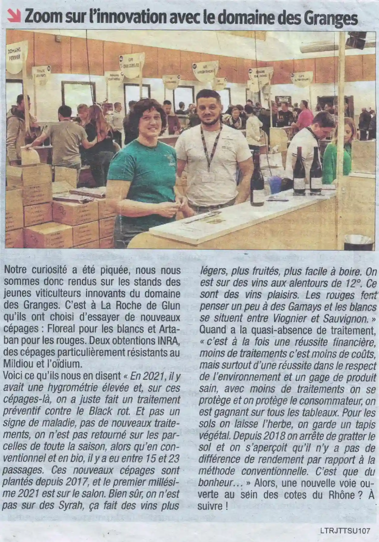 Participation au salon de Tain en février 2023
